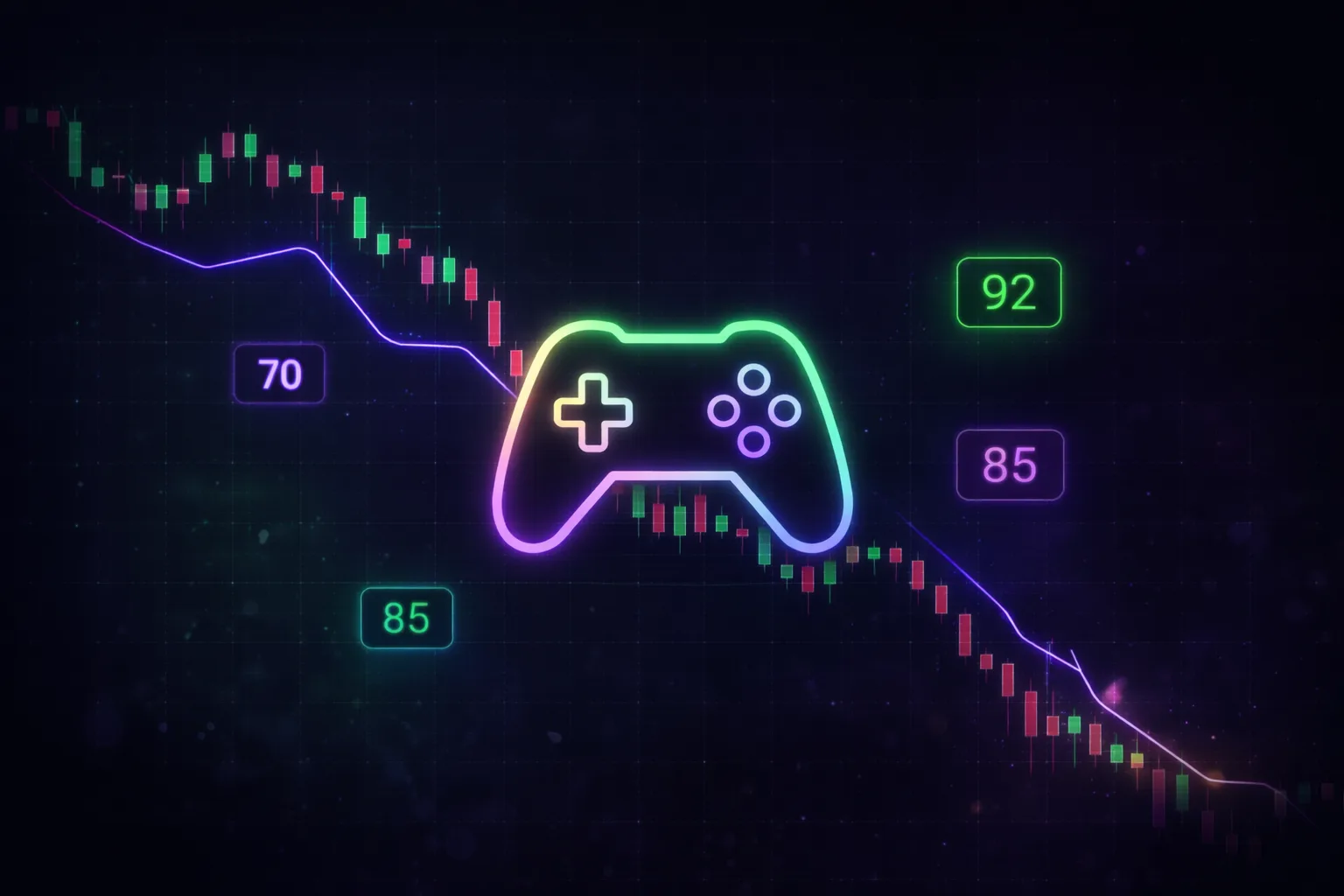 Nydar game stock tracker showing review scores, social buzz, and publisher stock correlation