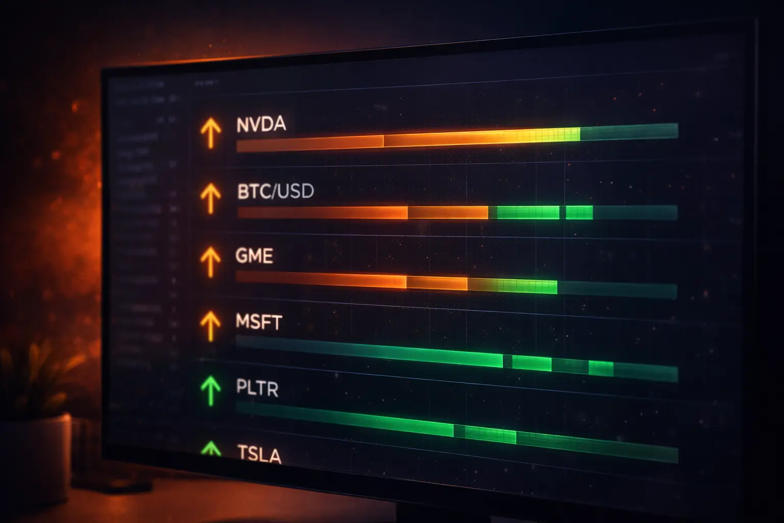 Nydar WSB trading floor showing Reddit mention velocity, dark pool volume, and congressional trades